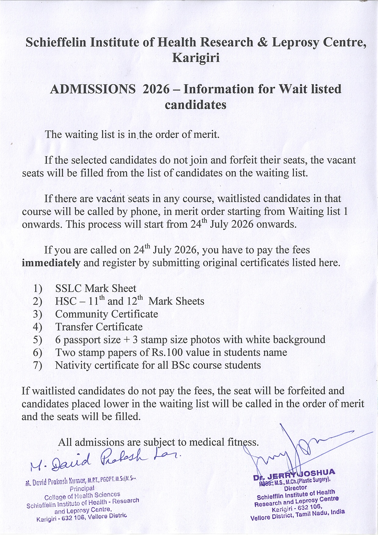 Info Waiting